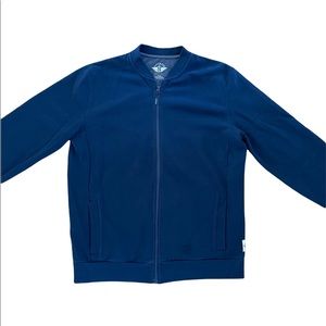 DOCKERS FULL ZIP SWEATSHIRT , Navy Blue, size L